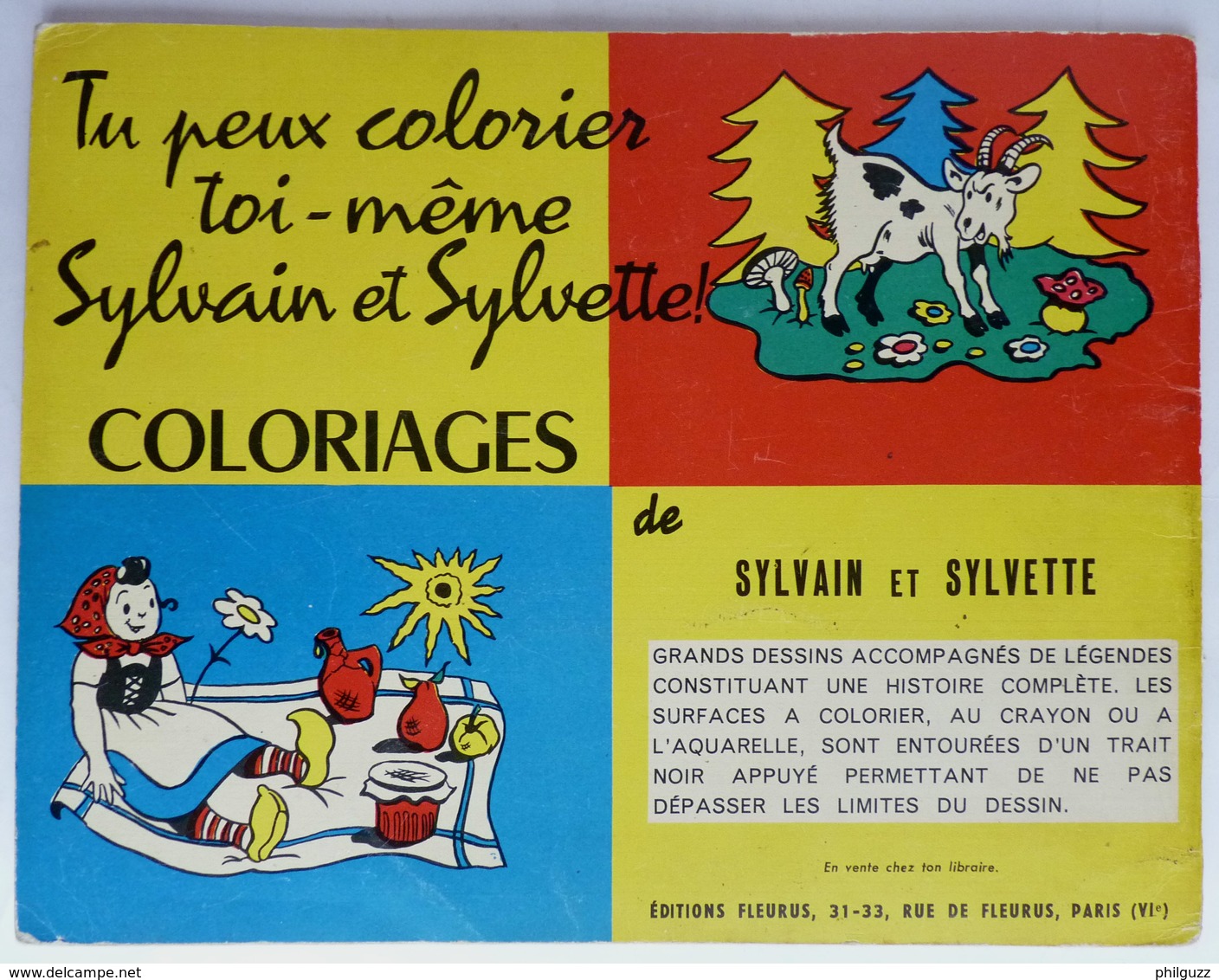 SYLVAIN SYLVETTE ALBUMS FLEURETTE N°54 1962 La Bonne Odeur De Pain Frais Enfantina - Sylvain Et Sylvette