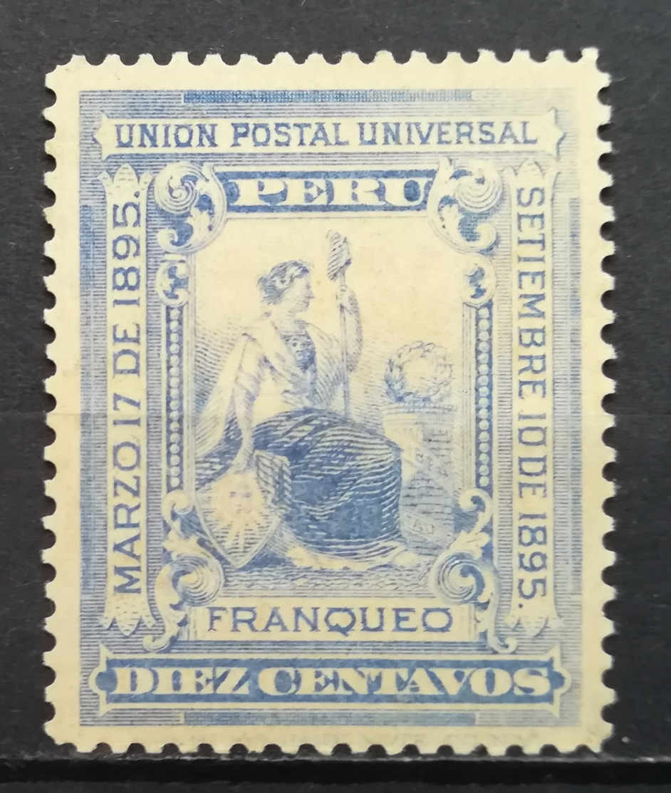 1895 PERU MH G Liberty Issues Revolution Against General Caceres - Pérou