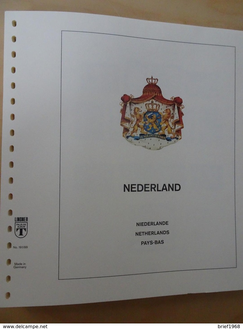 Niederlande Lindner T Falzlos 1999-2004 (6102) - Vordruckblätter