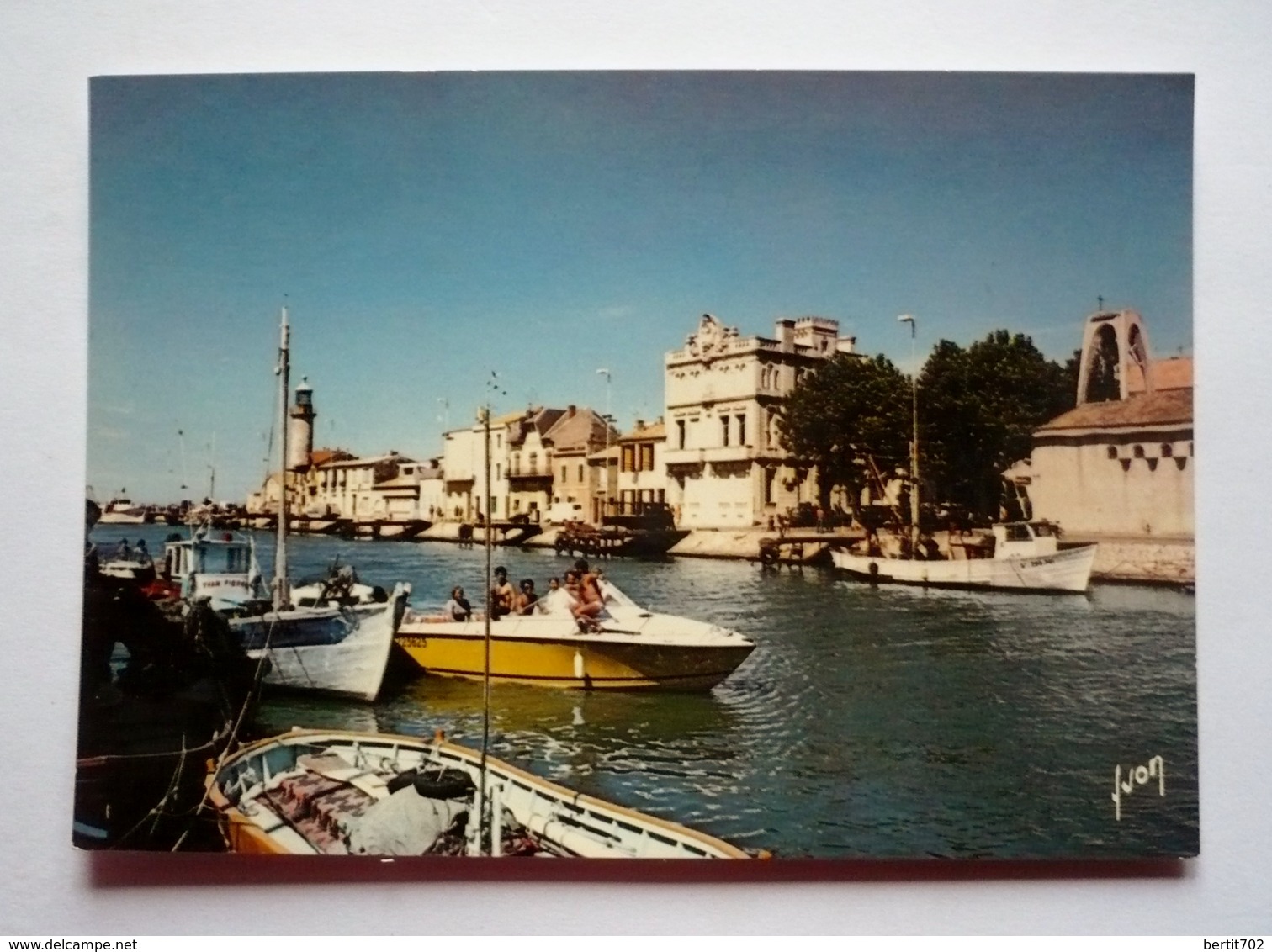 30 - Cpsm Grand Format - LE GRAU  DU ROI - L'église ,quai Rive Droite  10/3088 - Le Grau-du-Roi