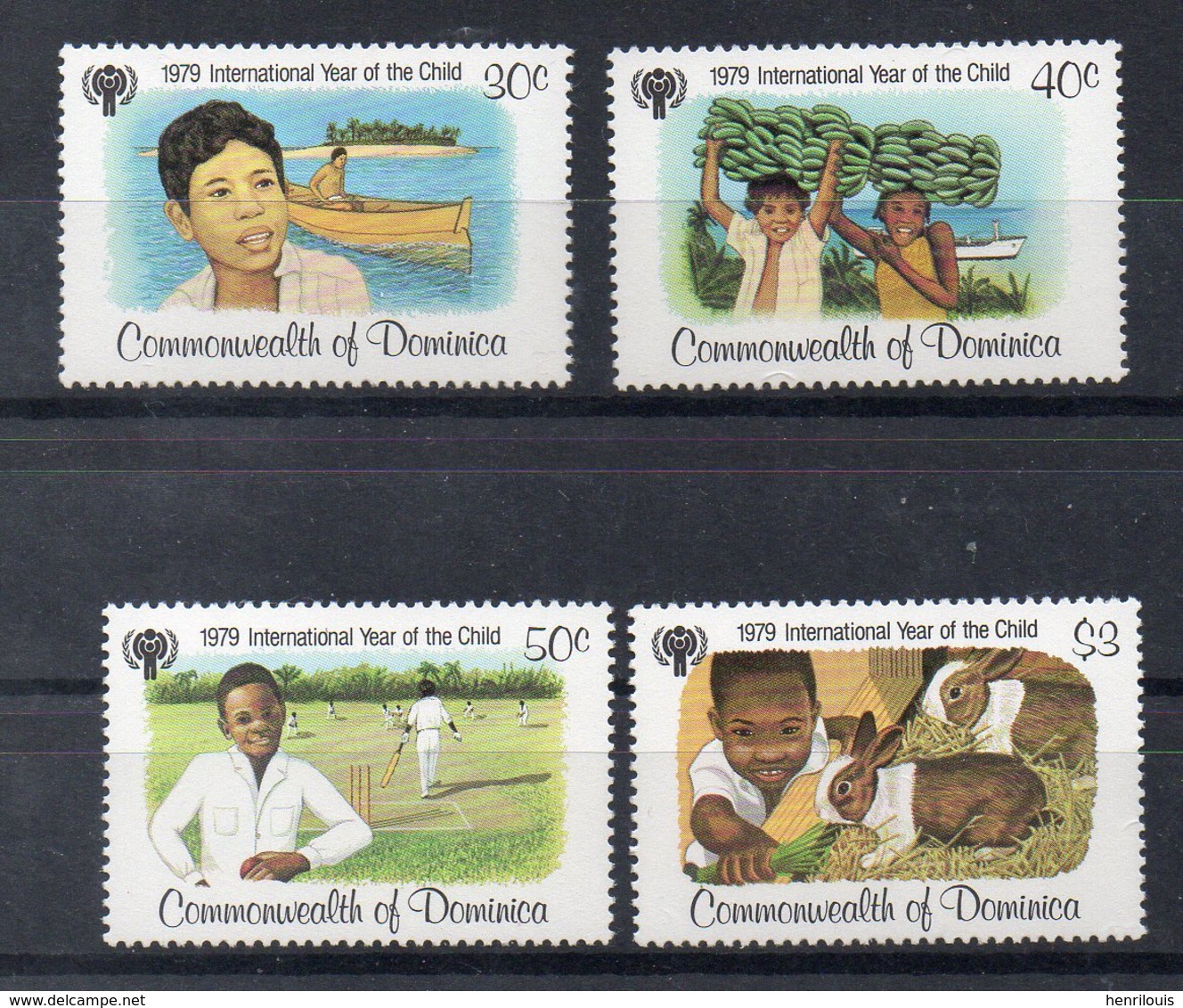 DOMINIQUE  Timbres Neufs ** De 1979  ( Ref 5835 )  Année De L'enfant - Dominica (1978-...)