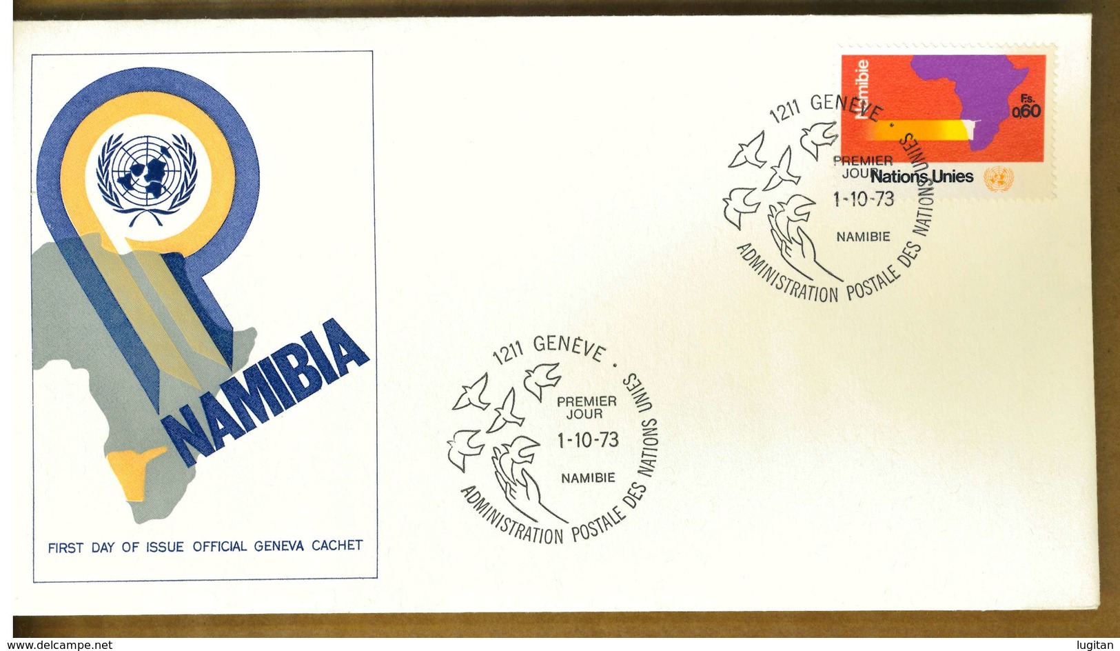 NAZIONI UNITE - UNITED NATION - Y 1973 - NAMIBIA - FDC - FDC