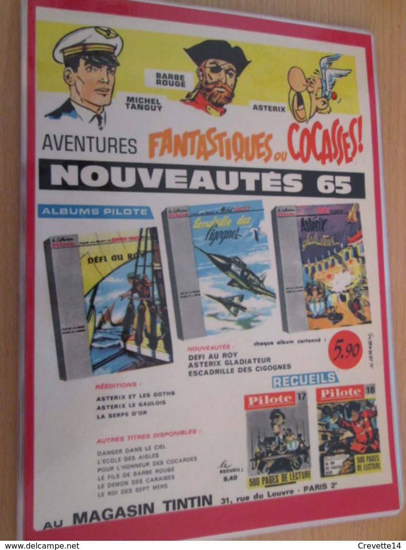 DIV415 : Clipping ALBUMS PILOTE NOUVEAUTES 65 -  Pour  Collectionneurs Avisés - Pilote