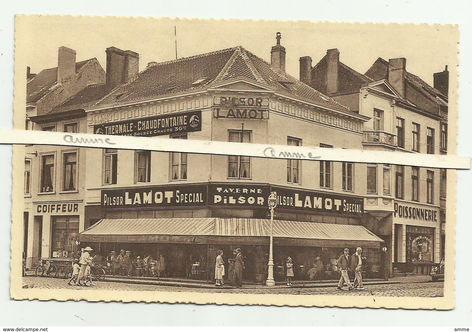 Oostende   *  Taverne "Pilsor"  -  1, Chaussée De Nieuport (Petit Paris)  -  Prop. Raymond Feys - Bieres Lamot - Oostende