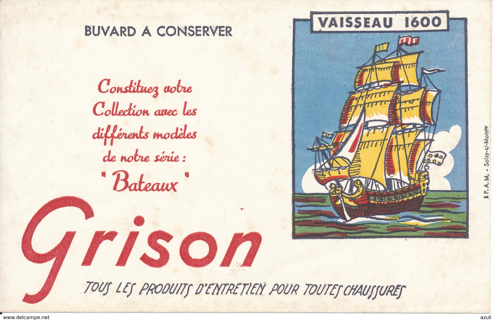 BUVARD - Produits D'Entretien GRISON - Vaisseau 1600 - Chaussures