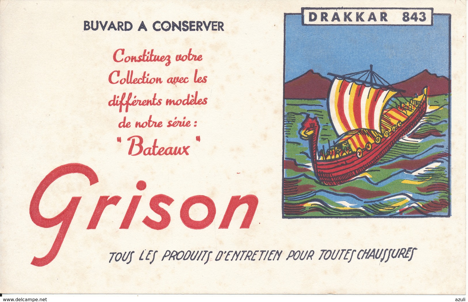 BUVARD - Produits D'Entretien GRISON - Drakkar 843 - Shoes