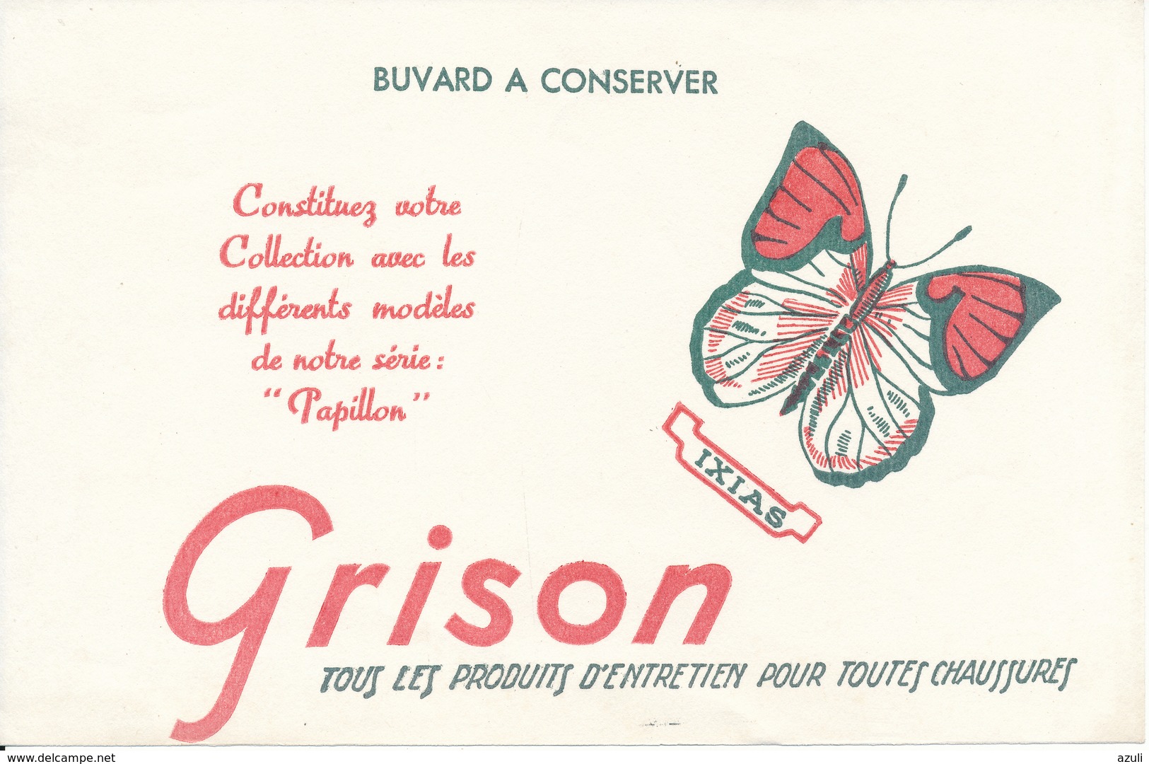 BUVARD - Produits D'Entretien GRISON - Papillon "Ixias" - Chaussures