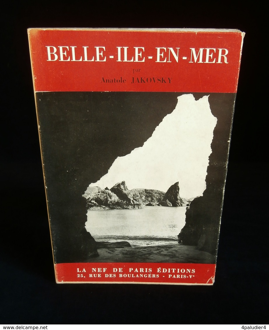 ( Bretagne Morbihan ) BELLE-ILE-EN-MER Anatole JAKOVSKY 1950 Photos Envoi De L'auteur - Bretagne