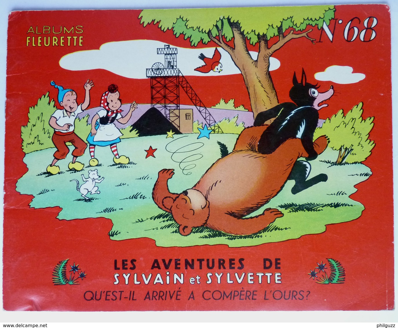 SYLVAIN SYLVETTE ALBUMS FLEURETTE N°68 1964 Qu'est-il Arrivé à Compère L'ours Enfantina - Sylvain Et Sylvette