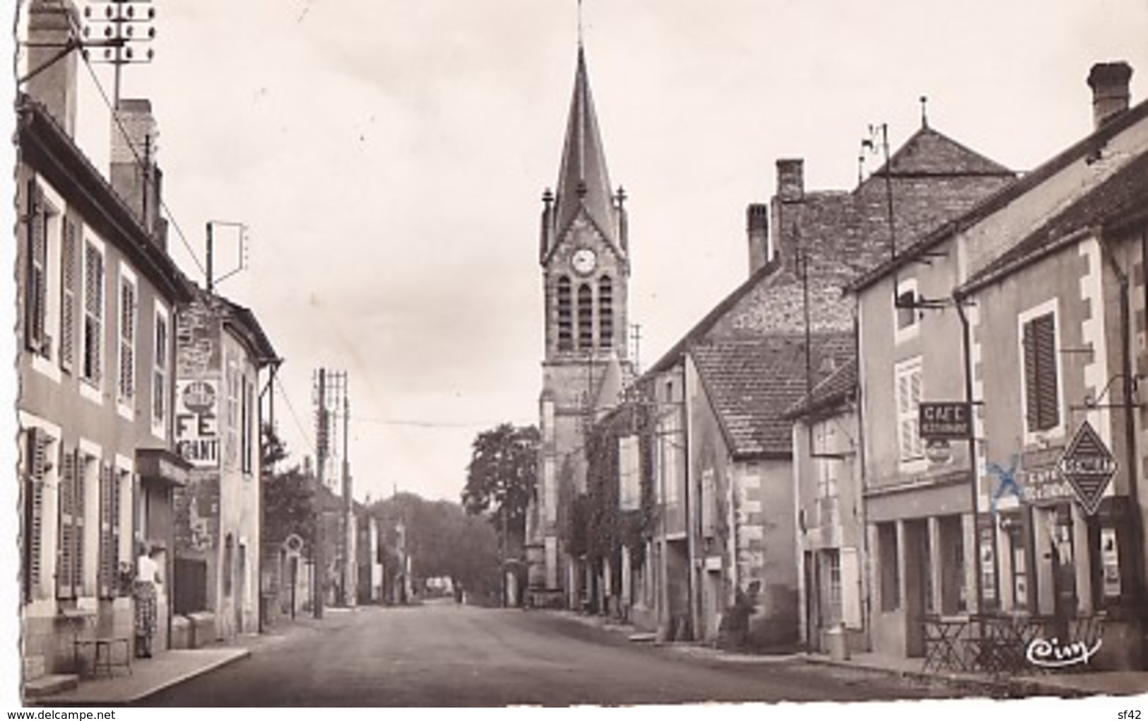 LONGEAU       LA RUE PRINCIPALE - Le Vallinot Longeau Percey