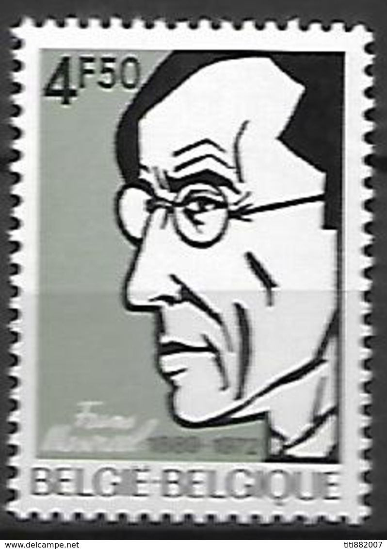 BELGIQUE     -  1972  .  Y&T N° 1641 *.   Frans Masereel - Unused Stamps