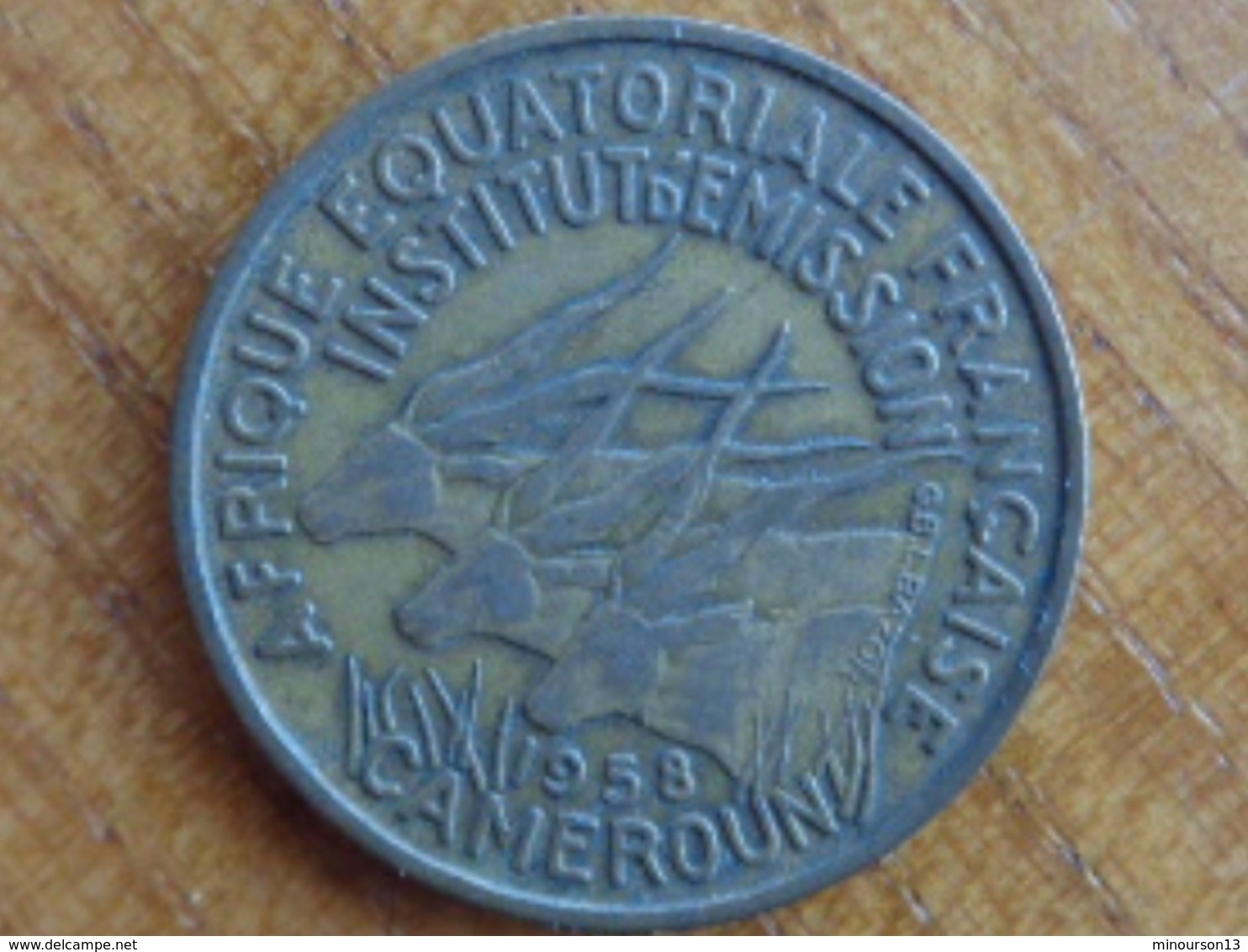 A.E.F CAMEROUN : 25 FRANCS 1958 - Cameroun