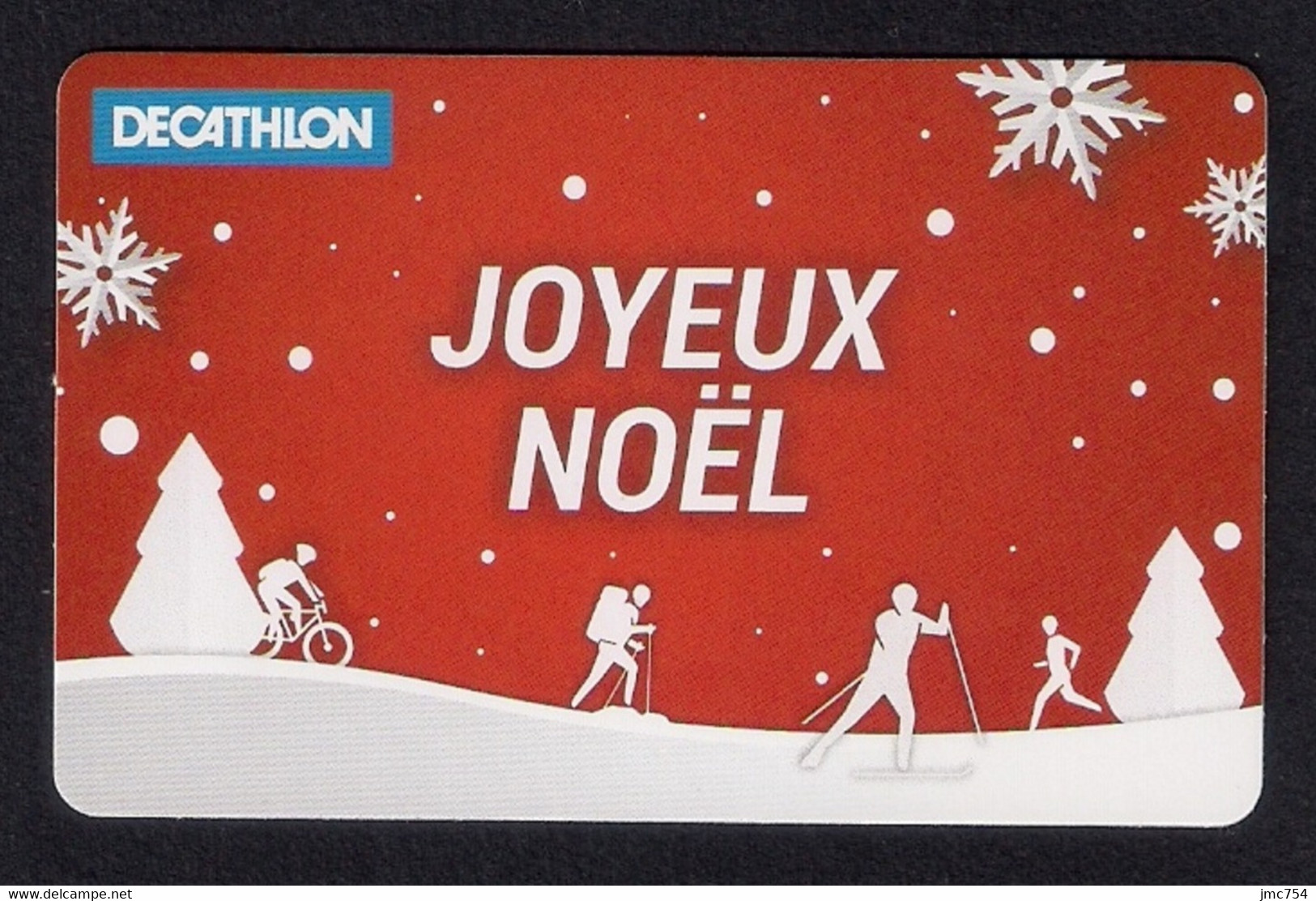 Carte Cadeau DECATHLON.   Noël 2018.    Gift Card.   Geschenkkaart.   Tarjeta Regalo. - Cartes Cadeaux