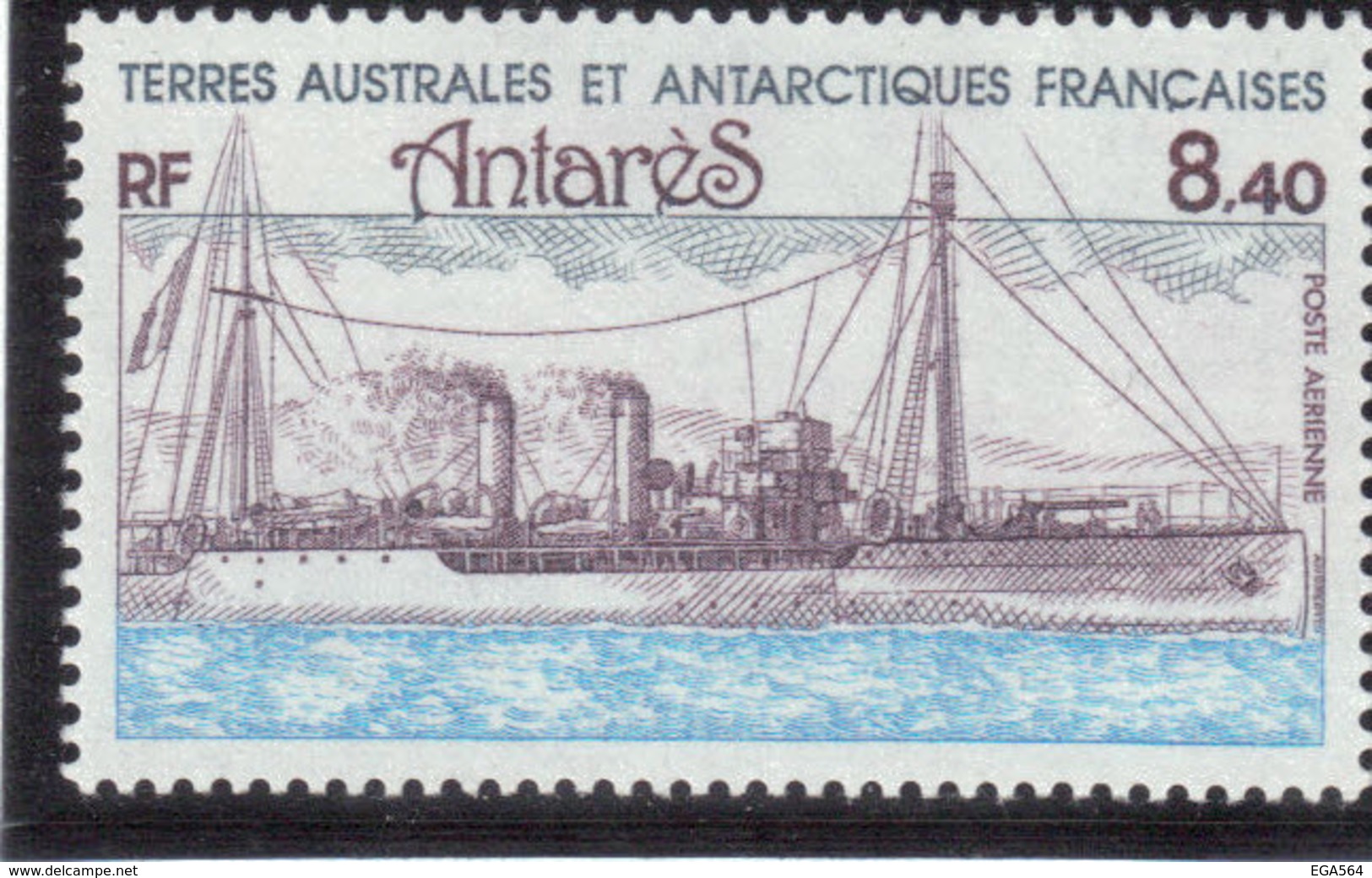 B9 - TAAF - PA70 ** MNH De 1981 - Bateau "ANTARES" (faciale 1,28 €) - Neufs