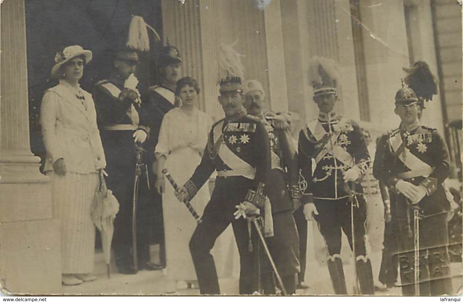 Pays Div -ref P82- Grece -greece - Carte Photo - Photo Postcard -royauté -famille Royale -royauté -familles Royales  - - Grèce