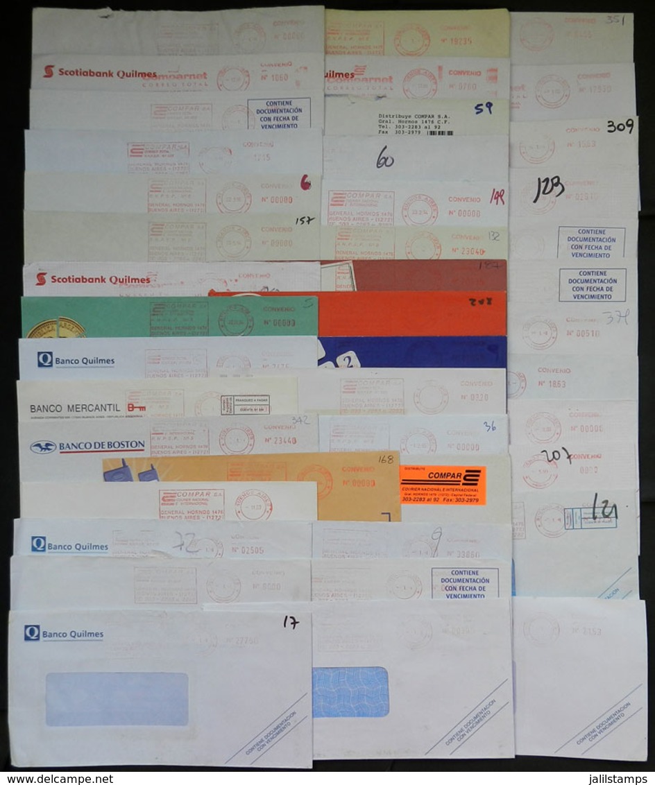 ARGENTINA: COMPAR & COMPARNET: 43 Used Covers With Marks Of These Posts, VF General Quality - Andere & Zonder Classificatie