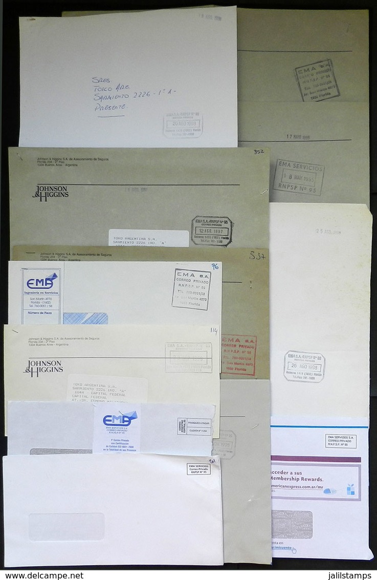 ARGENTINA: EMA: 12 Used Covers With Marks Of This Post, VF Quality - Andere & Zonder Classificatie