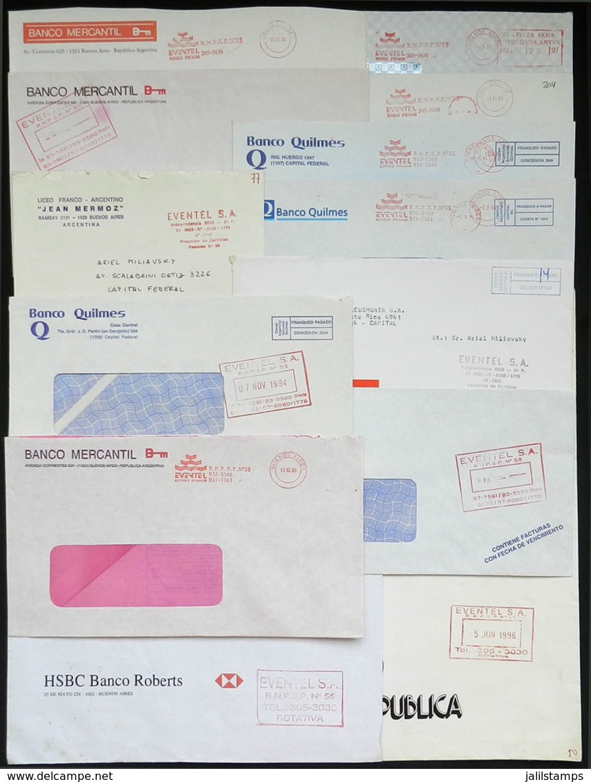 ARGENTINA: EVENTEL S.A.: 13 Used Covers With Marks Of This Post, VF Quality - Other & Unclassified