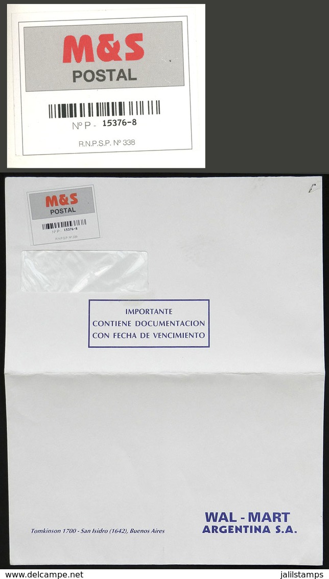 ARGENTINA: M&S POSTAL: Used Cover With Mark Of This Post, VF Quality - Andere & Zonder Classificatie