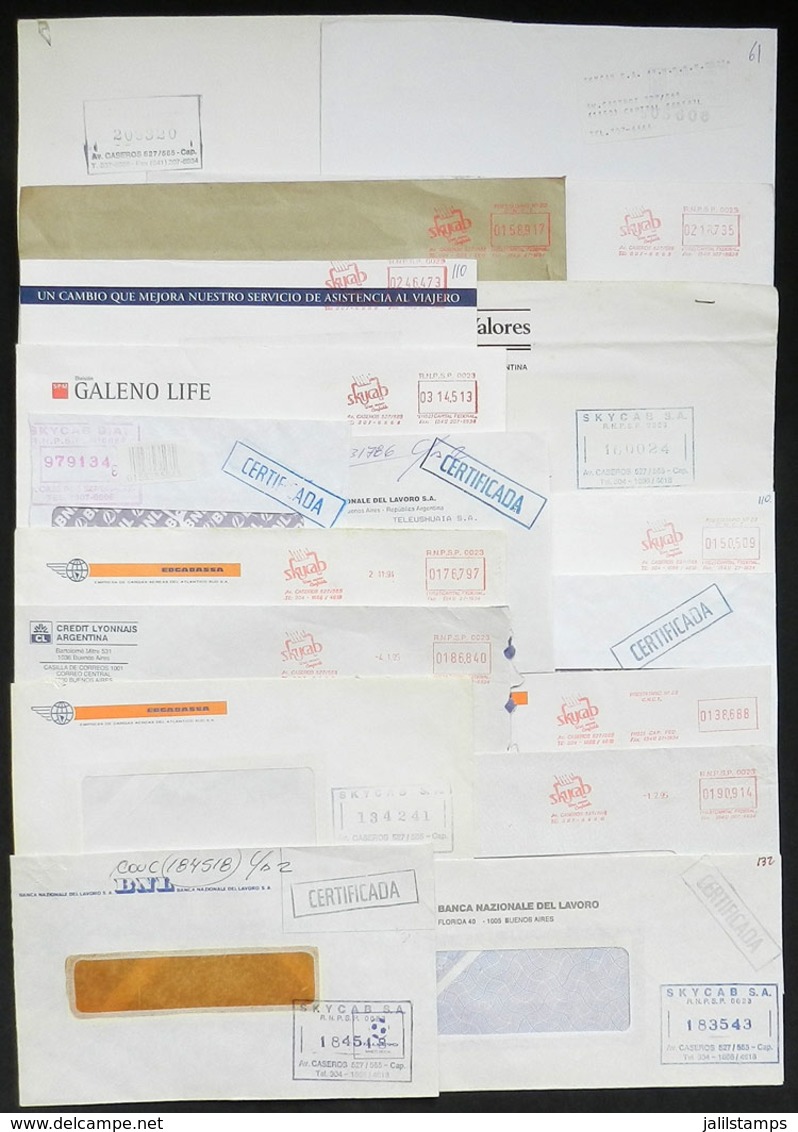 ARGENTINA: SKYCAB: 19 Used Covers With Marks Of This Post, VF Quality - Andere & Zonder Classificatie
