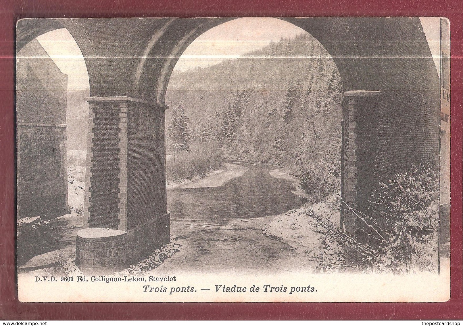 Trois-Ponts - D.V.D. N° 9601 - Viaduc De Trois-Ponts EARLY UNDIVIDED BACK UNUSED - Trois-Ponts