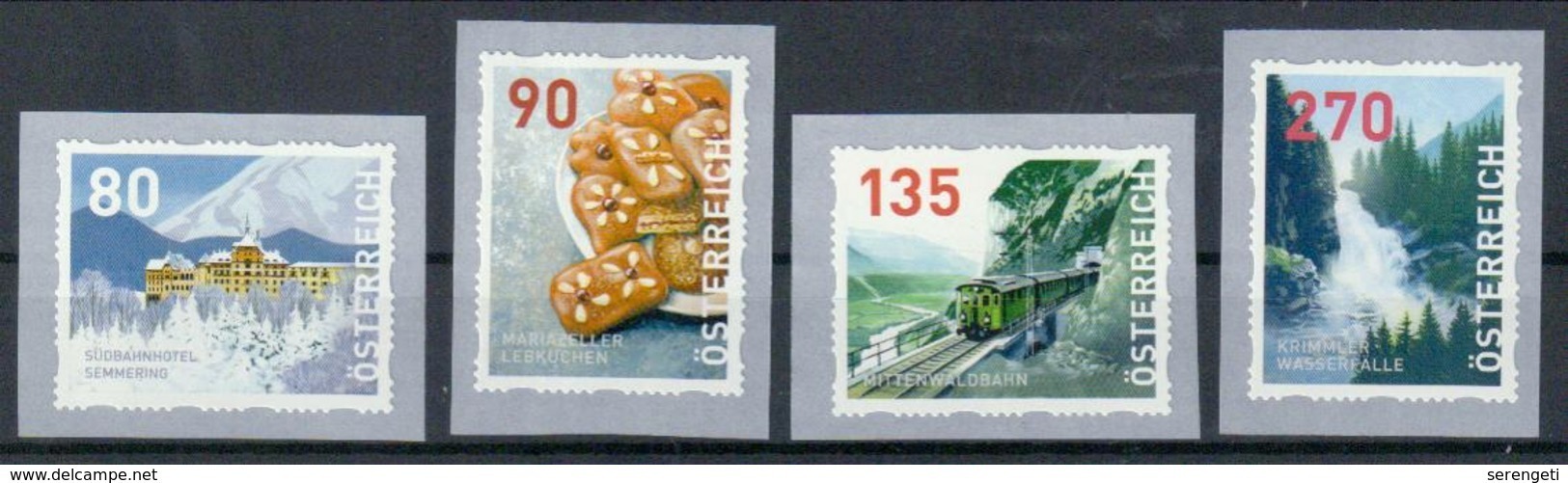 Österreich 'Dispenser-Rollenmarken Sehenswürdigkeiten' 4 / Austria 'Dispenser Coil Stamps Sights' **/MNH 2018 - Sonstige & Ohne Zuordnung