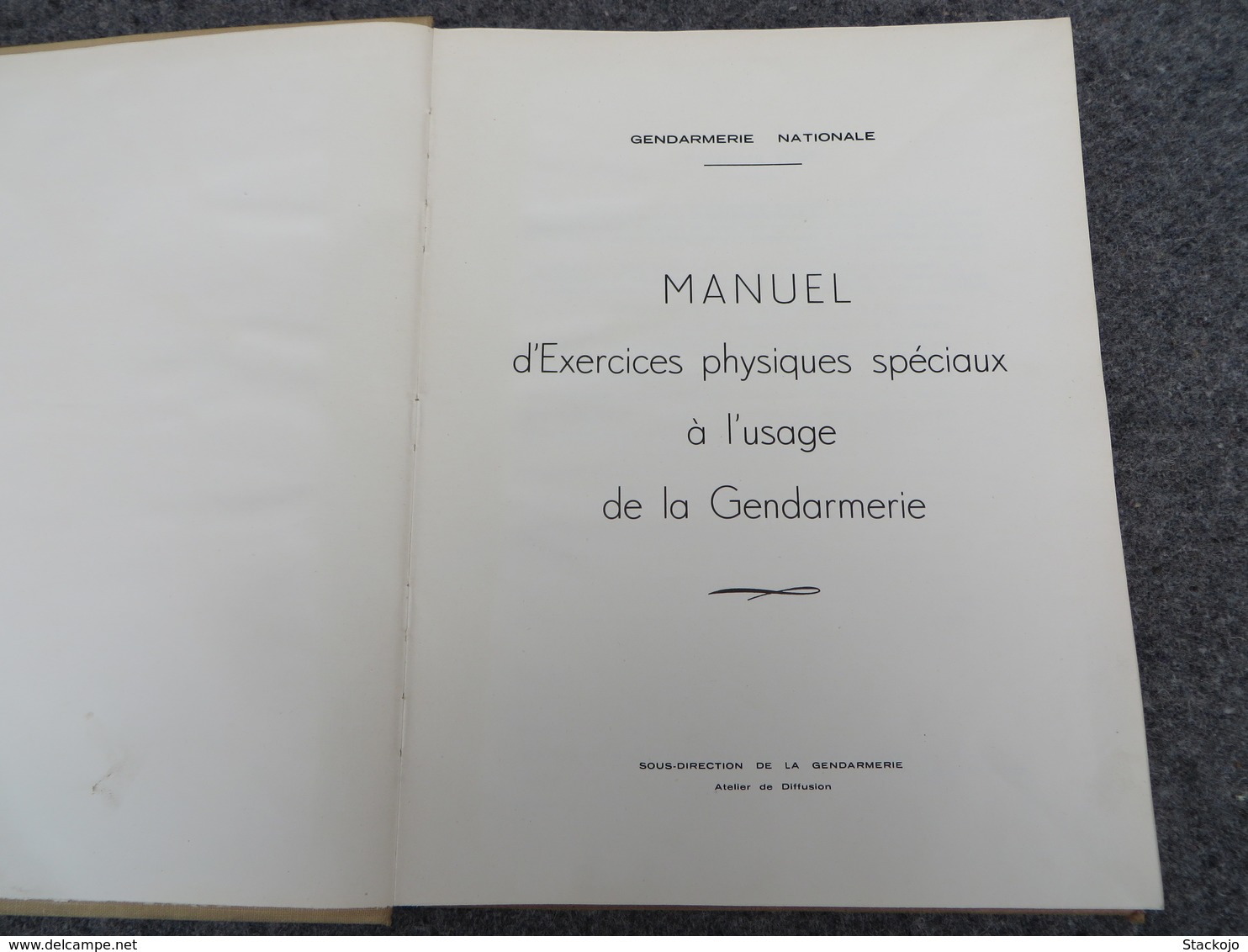 Manuel D'exercices Physiques Spéciaux à L'usage De La Gendarmerie - 48/06 - Autres & Non Classés