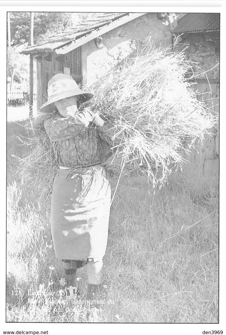 LADINHAC - Mme Bioulac Transportant Du Foin Sur Son Dos - Altri & Non Classificati