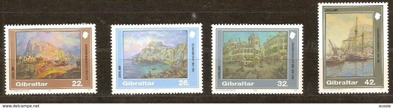 Gibraltar 1991 Yvertn° 633-36 *** MNH Cote 7,50 Euro - Gibraltar