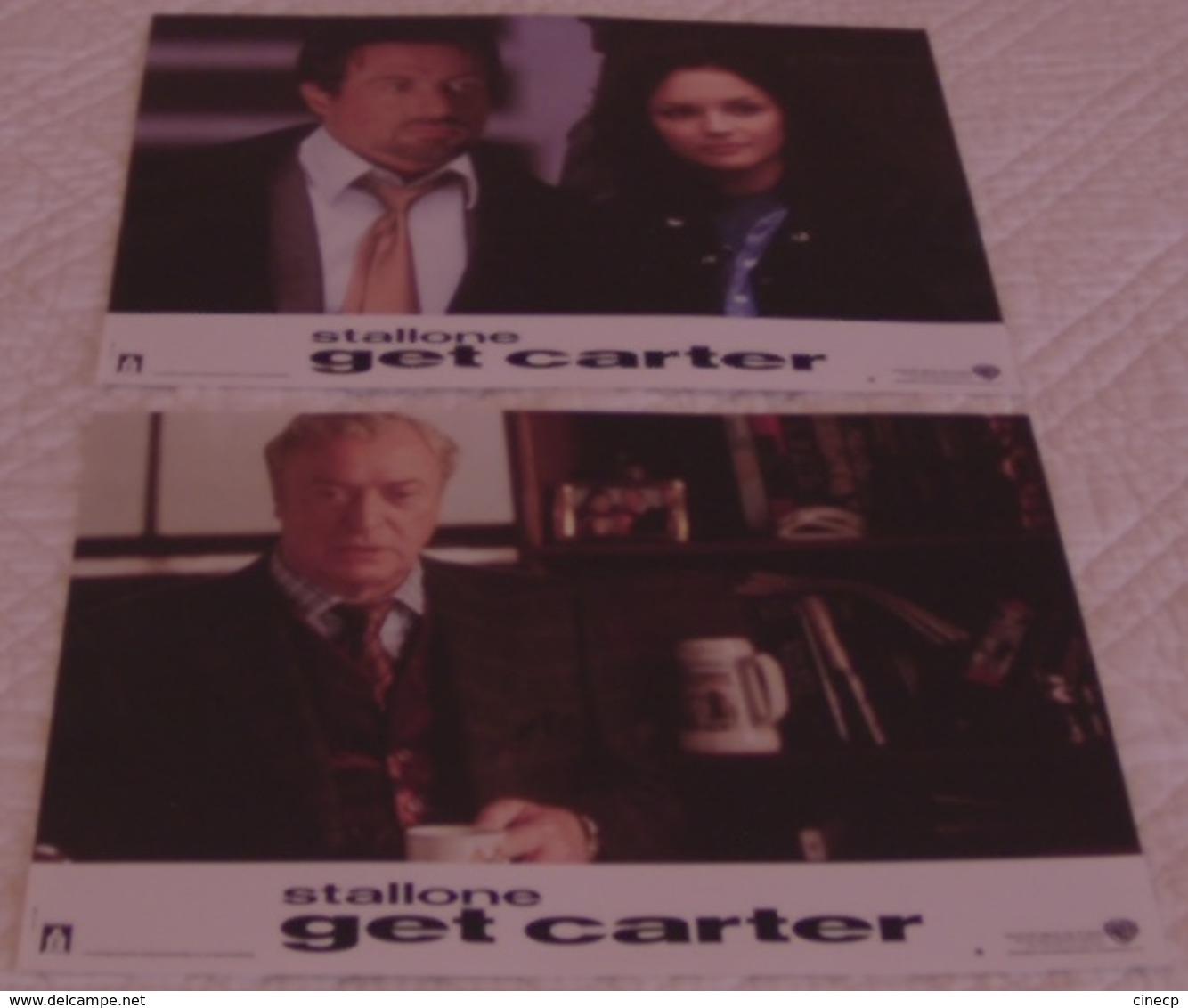 LOT 6 PHOTOS EXPLOITATION ORIGINALES FILM GET CARTER Sylvester STALLONE CAINE ROURKE 2001 TBE - Photos