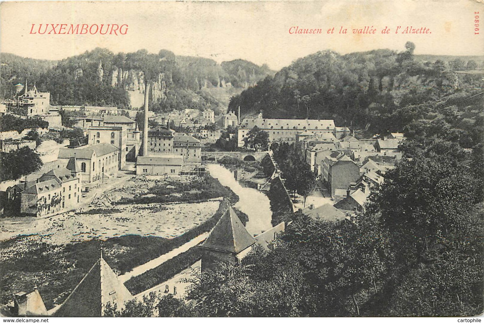 Luxembourg - Clausen Et Vallee De L'Alzette En 1910 - Luxembourg - Ville