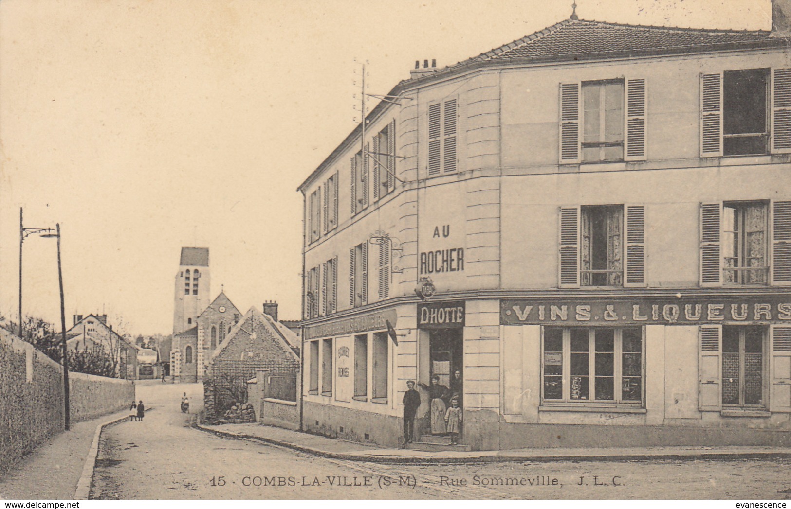 °°°  77 COMBS LA VILLE : Rue Sommeville Au Rocher     °°°  ///  REF NOV.18 /  BO. 77 - Combs La Ville