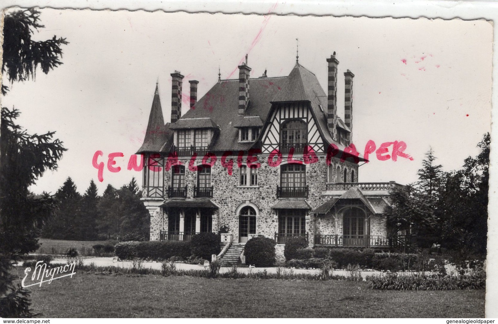 77 - VILLENEUVE LES BORDES - CHATEAU DES FOSSES - CARTE PHOTO 1959 - Sonstige & Ohne Zuordnung