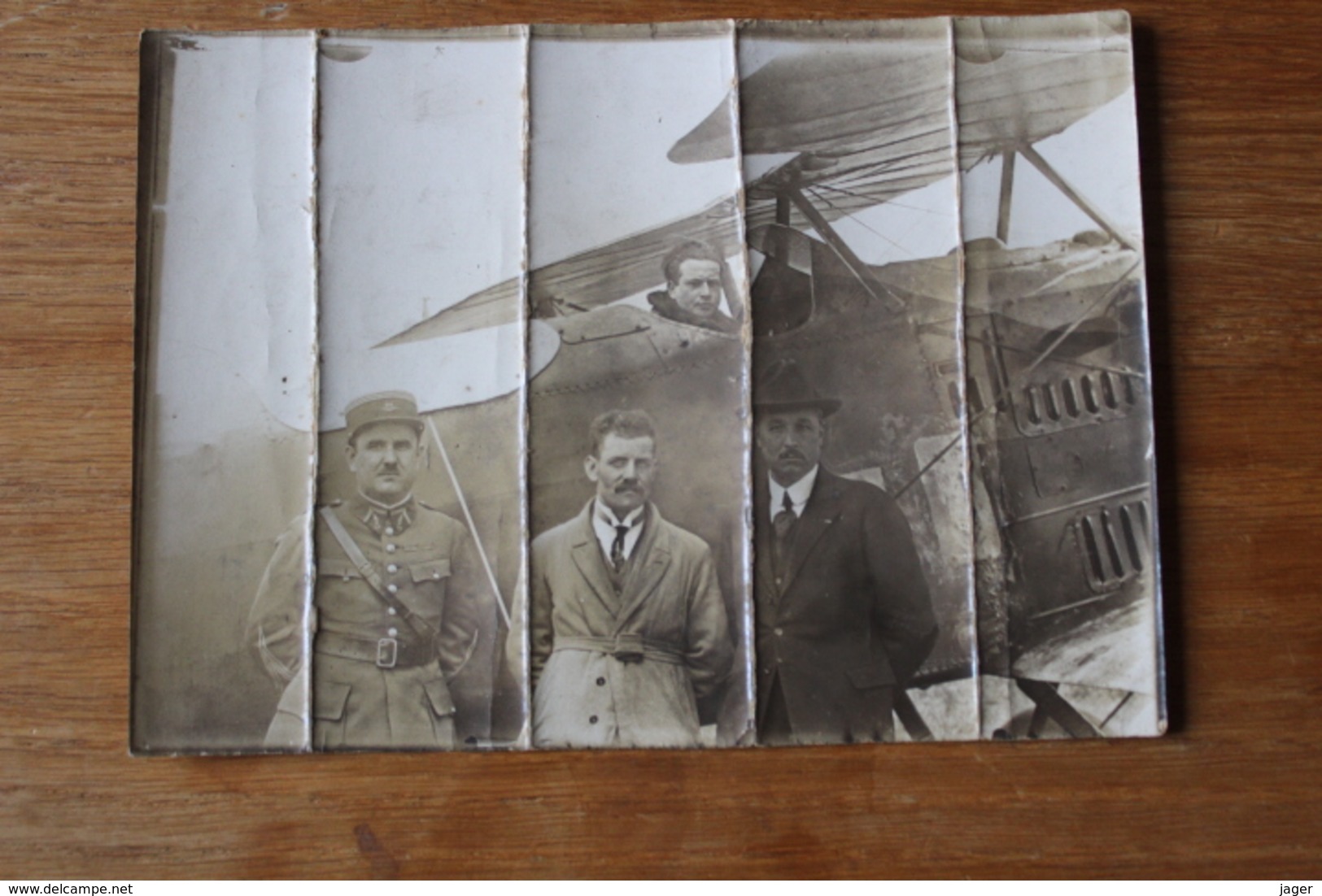 Photo  Avion  Pilote à Identifier   Vers 1920 - Aviation