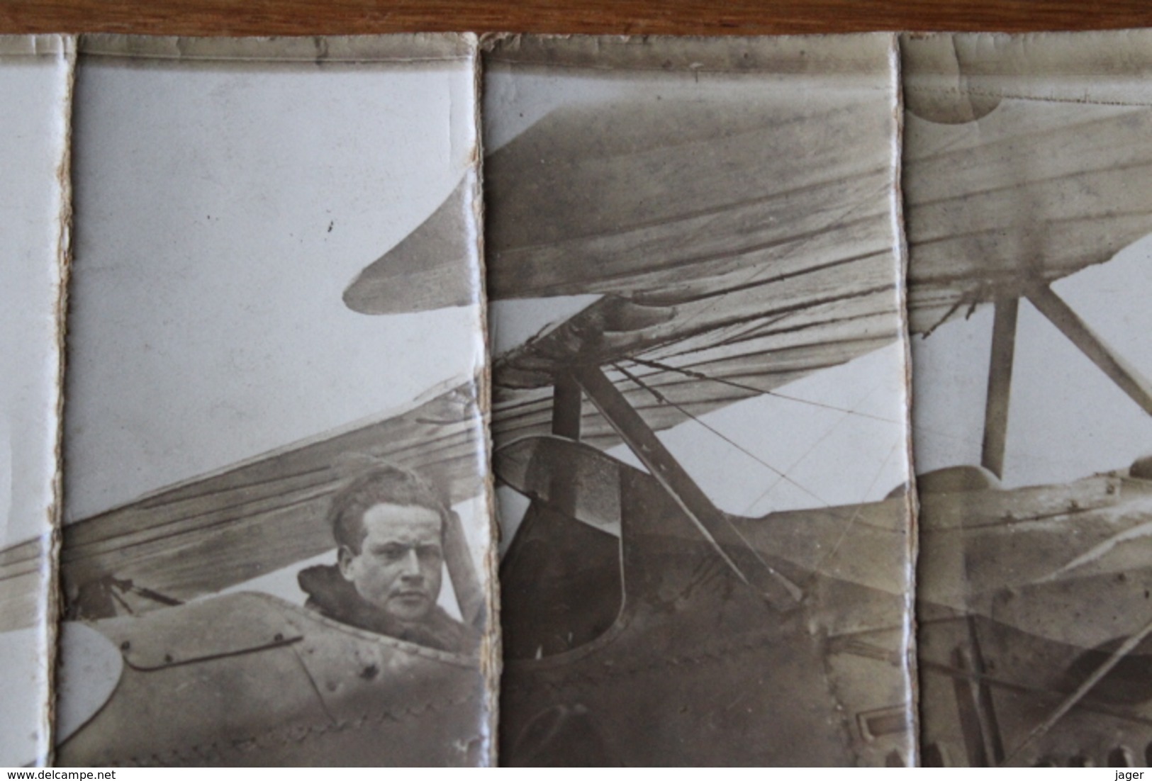 Photo  Avion  Pilote à Identifier   Vers 1920 - Aviation