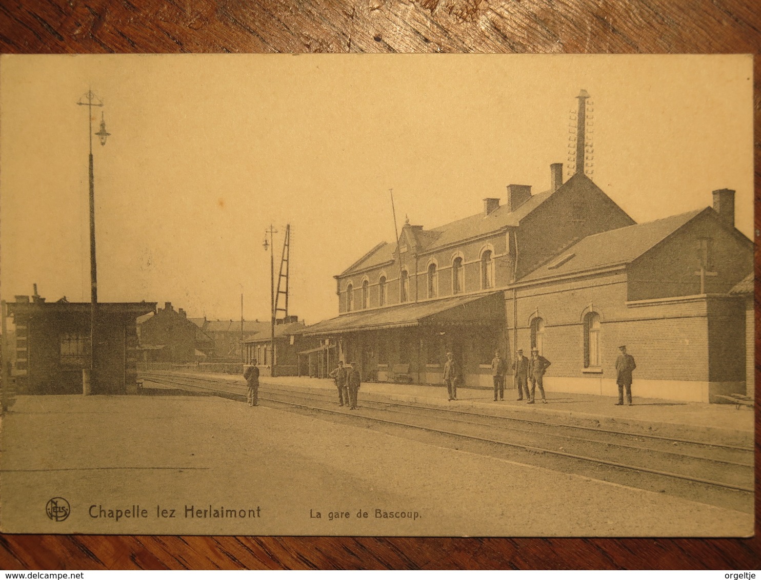 Chapelle-lez-Herlaimont La Gare De Bascoup(station)1914 - Chapelle-lez-Herlaimont