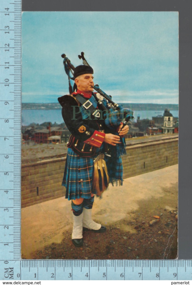 CPM - Canada Nova Scotia -Dressed In Nova Scotia Tartan, Used In 1957 + Stamp - Kostums