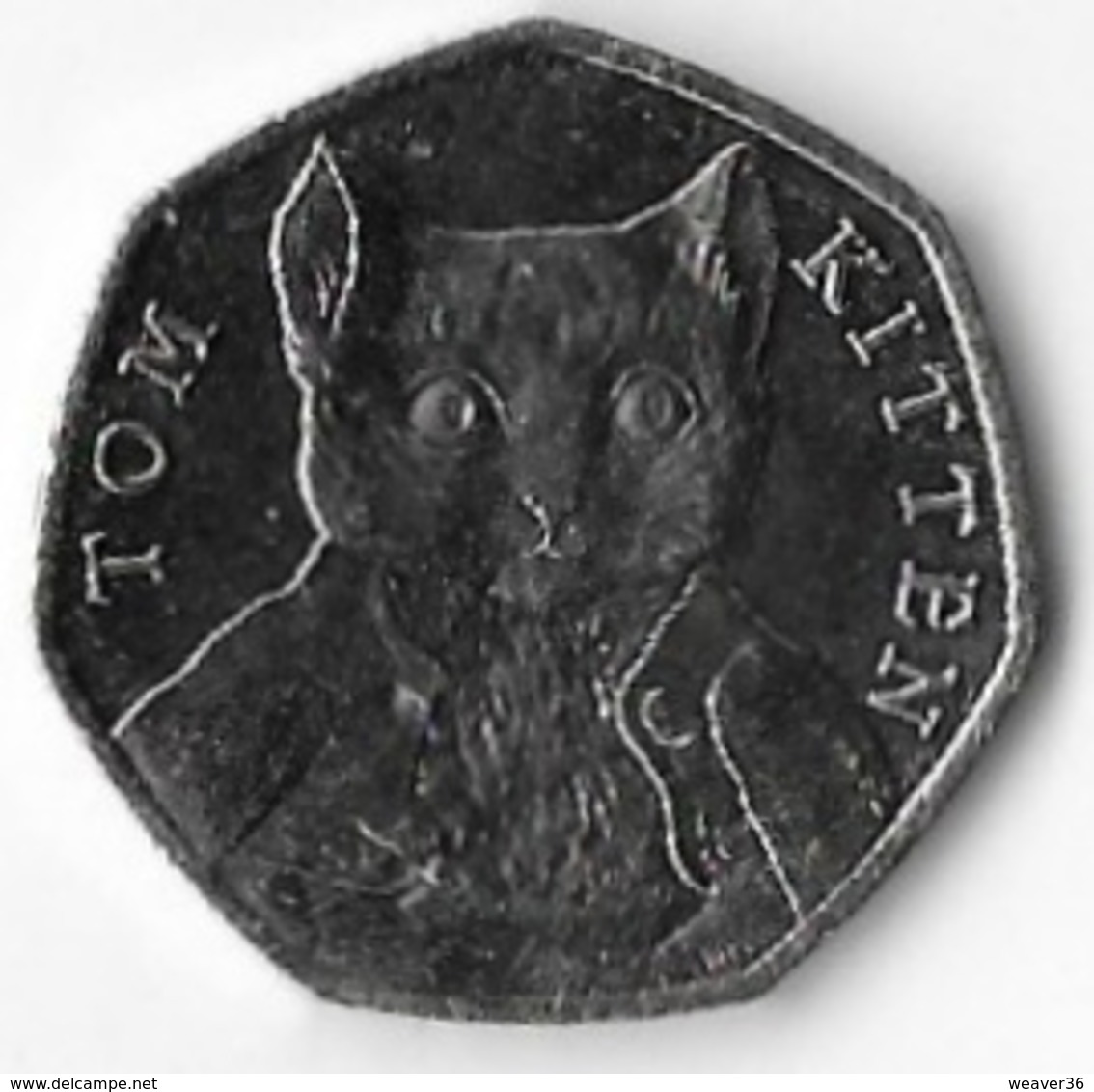 United Kingdom 2017 50p Tom Kitten [C810/2D] - 50 Pence