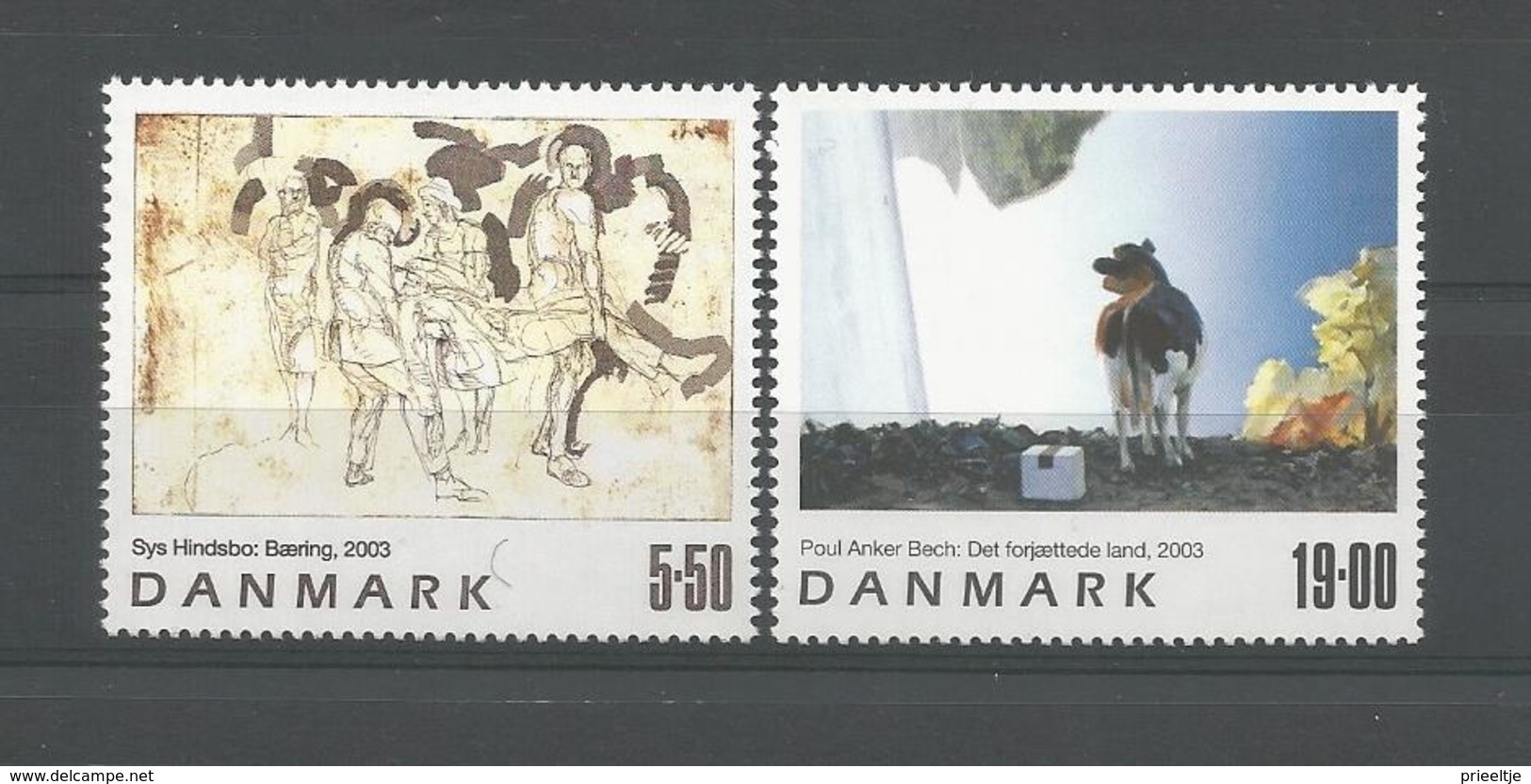 Denmark 2003 Philatelic Art Y.T. 1351/1352 ** - Unused Stamps