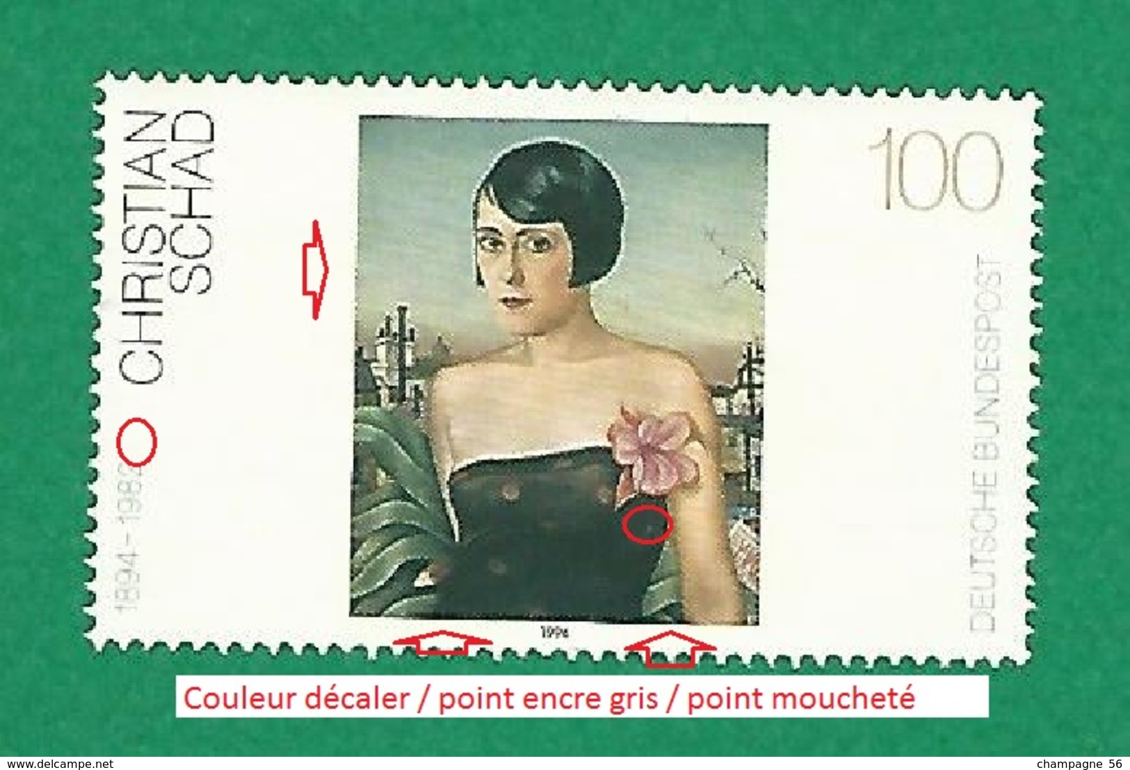 * 1994 N° 1578 MAÏKADE CHRISTIAN SCHAD PEINTURE NEUF SANS GOMME TB - Variétés Et Curiosités