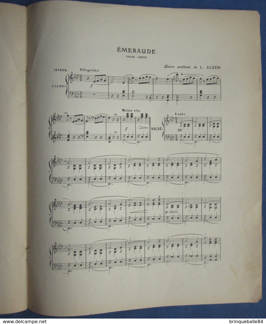 PARTITION REVUE ALBUM-MUSICA OCTOBRE 1902 MASSENET PALADILHE THOMÉ CHAMINADE ELSEN SERPETTE AUTOGRAPHES ART NOUVEAU