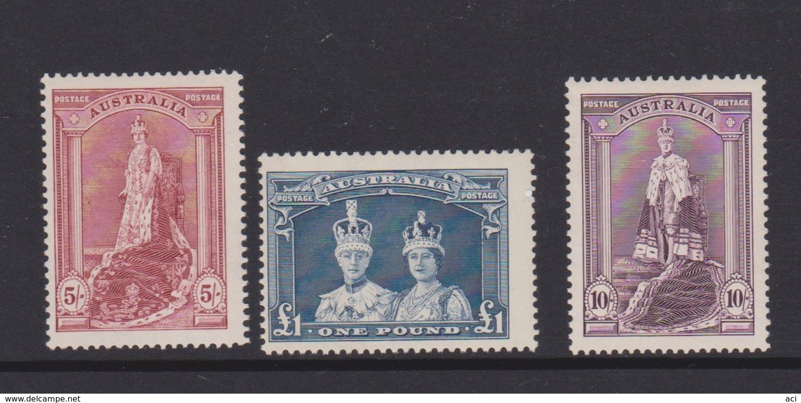 Australia SS 208-211 1938 Robes MNH-MH - Mint Stamps