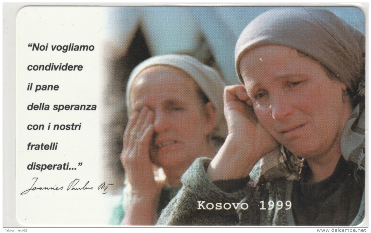 SCHEDA TELEFONICA NUOVA VATICANO SCV64 KOSOVO 1999 - Vatikan