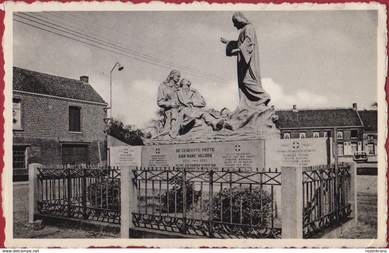 Putte Kapellen Monument 1960 WWI WW1 World War 1 Memorial Victims Gesneuvelden Helden - Putte