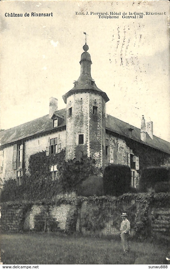 Château De Rixensart (Edit. J. Pierrard, Hôtel De La Gare, Animée 1909) - Rixensart