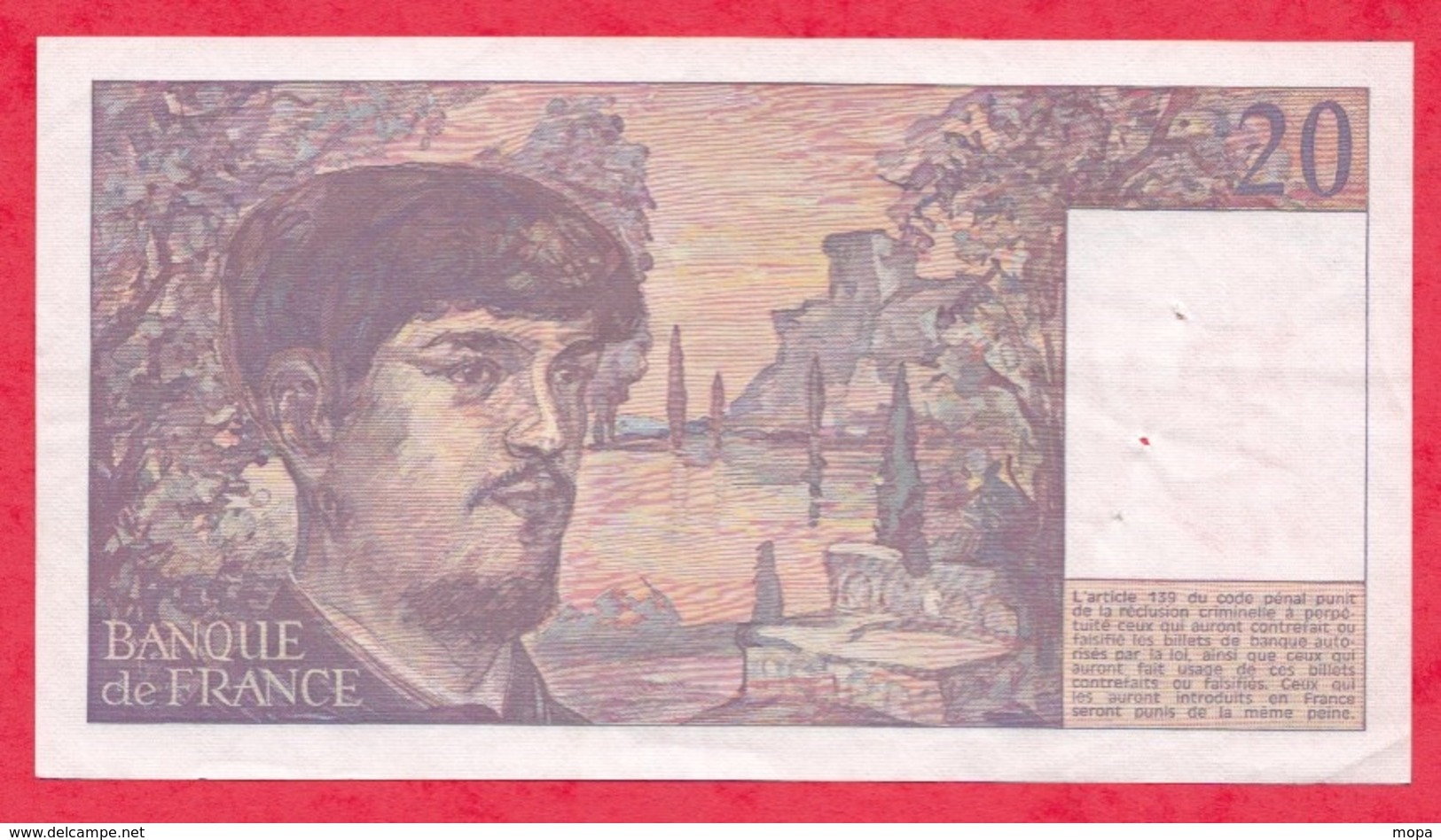 20 Francs "Debussy" 1987 ---XF/SUP+ -Série G.022 (PLUS GRAND NUMERO DE L ALPHABET- 022-( 993526) - 20 F 1980-1997 ''Debussy''