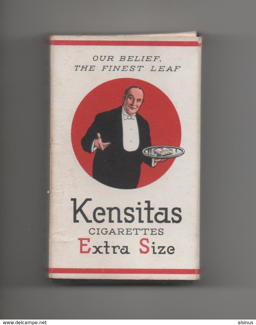 ENGLAND - ETUI VIDE DE 10 CIGARETTES -KENSITAS - J. WIX & SONS - LONDON - Etuis à Cigarettes Vides