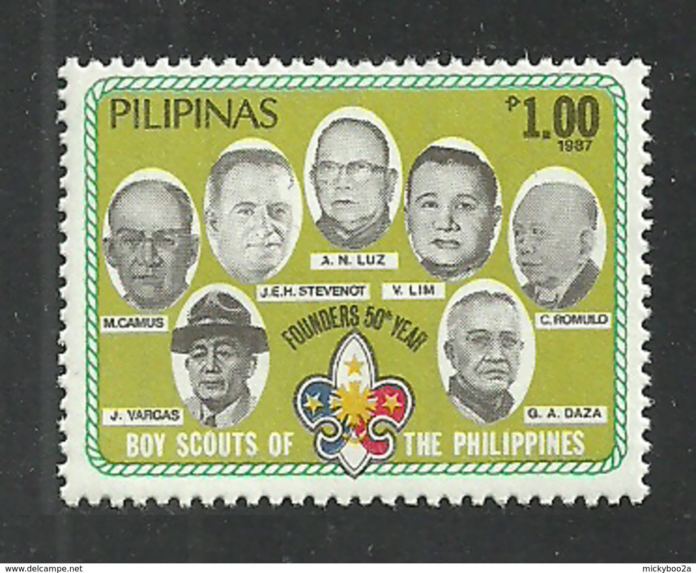 PHILIPPINES 1987 BOY SCOUTS SET MNH - Philippines