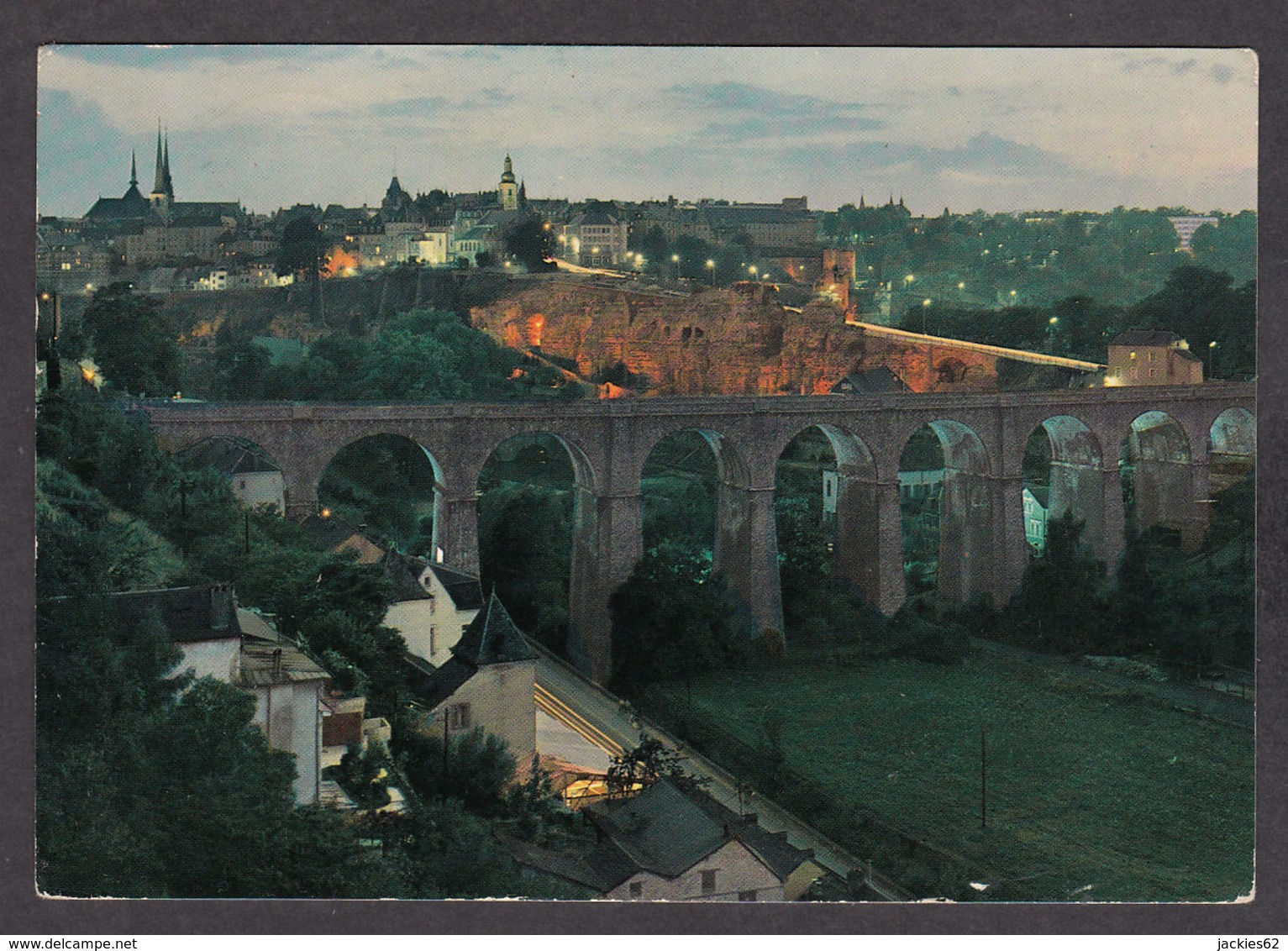 87525/ LUXEMBOURG, Ville Haute, Panorama Nocturne - Luxemburg - Town