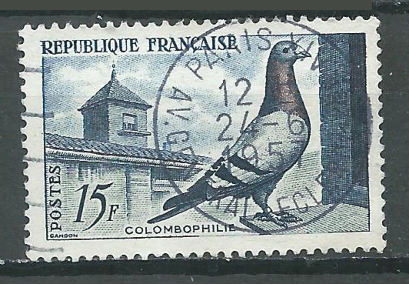 France YT N°1091 Colombophilie (Oblitération Ronde) Oblitéré ° - Used Stamps